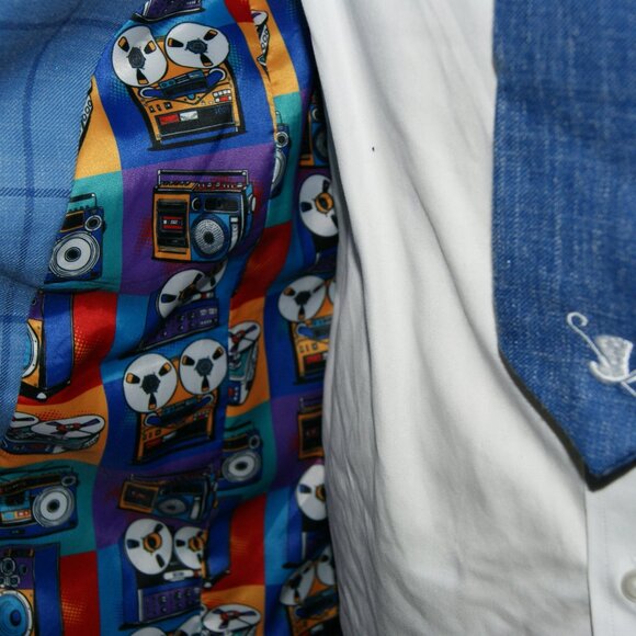 Blue Windowpane Suit - Picture 12 of 13